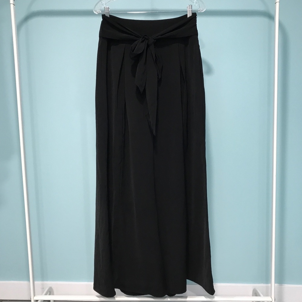 Double Zero Black Wide Leg Palazzo Pants Size M